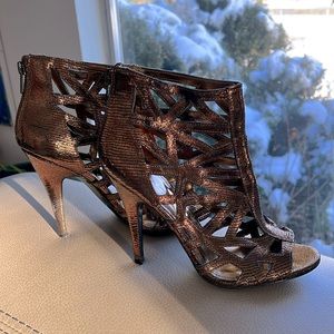 Aldo Bronze Gladiator Pump 38 / 7.5-8